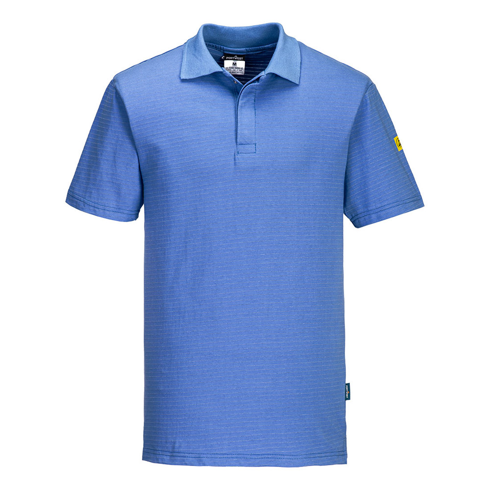Anitstatisch ESD Poloshirt - hamilton blue