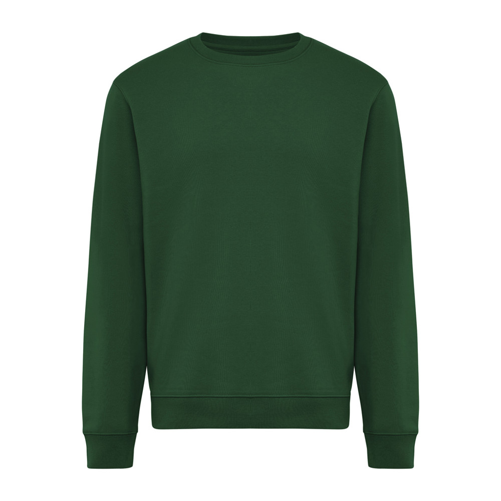 IQONIQ Torla crew neck van gerecycled katoen - forest green (± PMS 19-5920TCX)