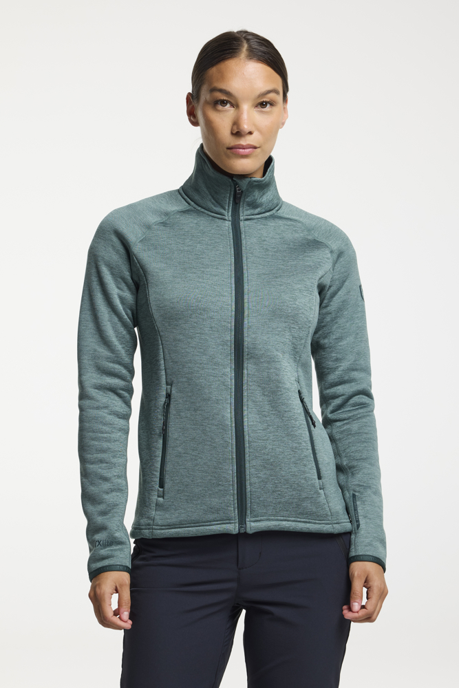 TXlite Midlayer Zip Dames - groen