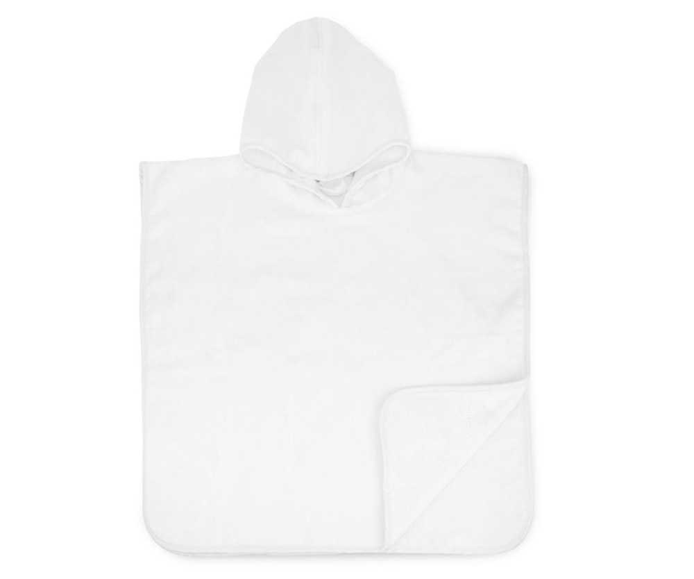 Baby Poncho - white