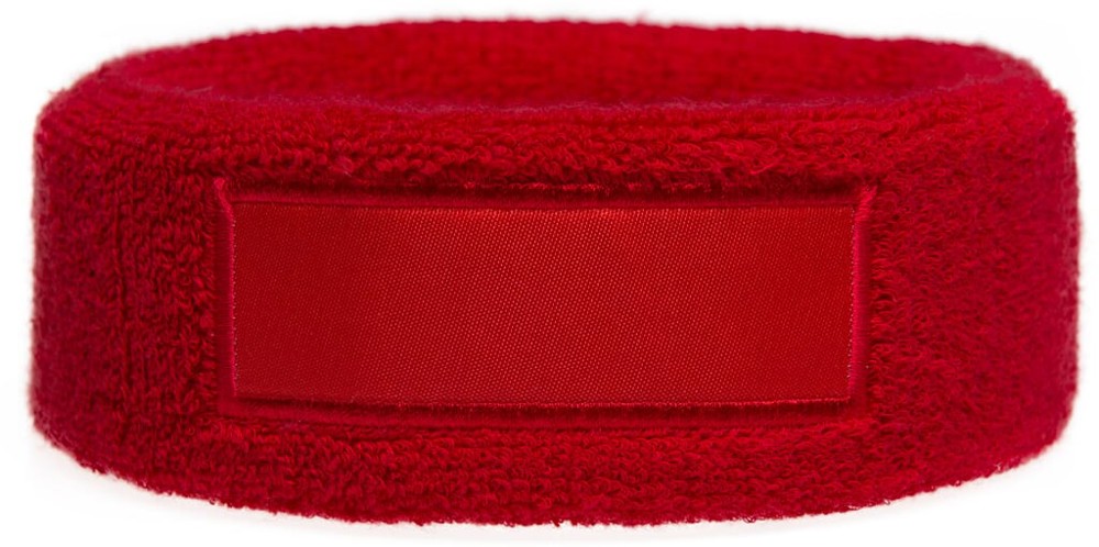 Nilton's Hoofdband met label - Rood (PMS 199c) / Rood