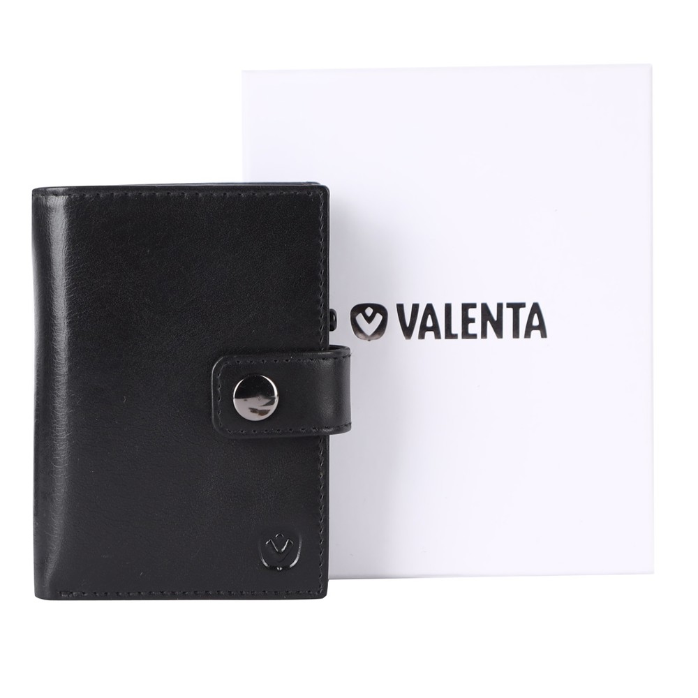 Card Wallet Leather MagSafe Luxe Black