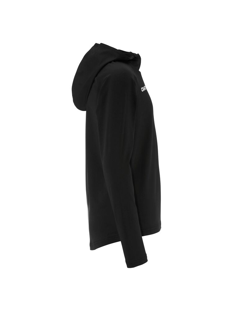 Craft - Ability Long Sleeve Hood Jr Black 134/140
