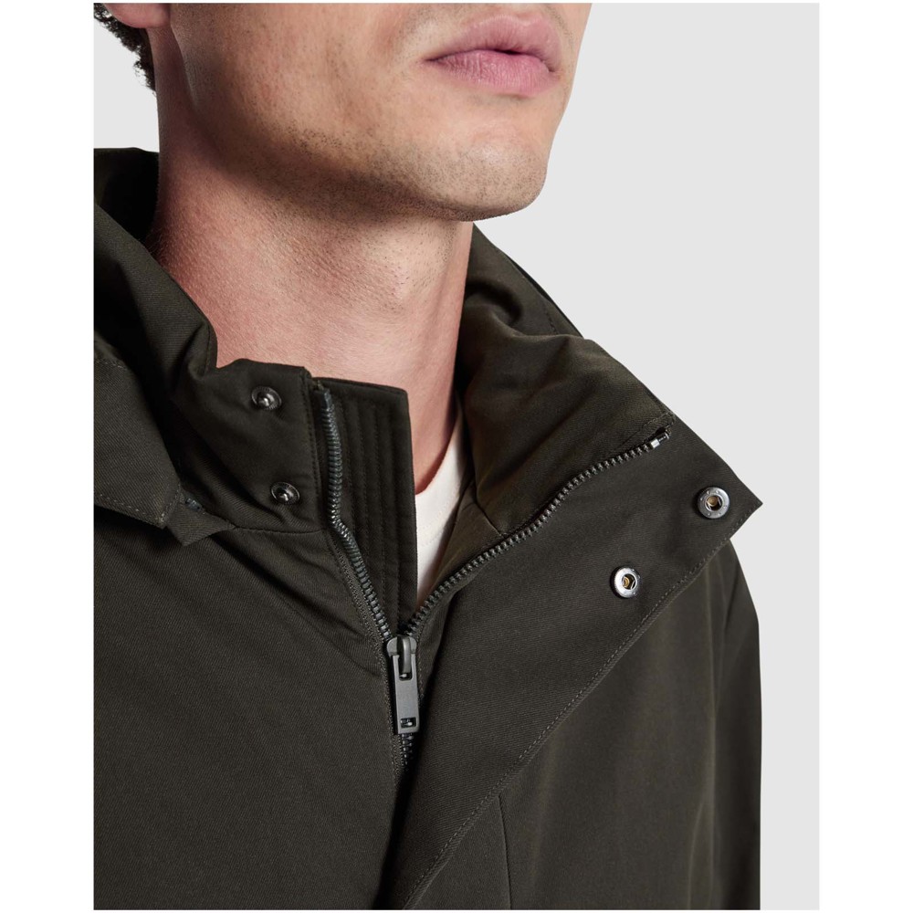 Dome unisex parka met gewatteerde kraag