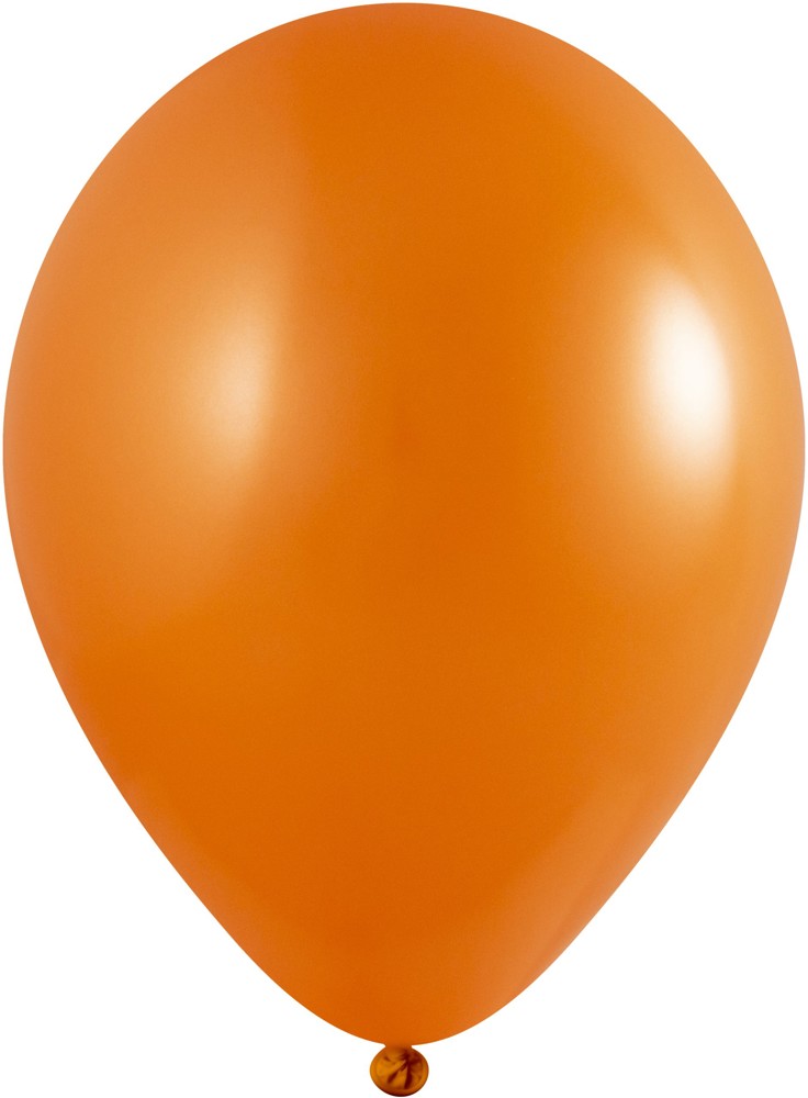 Ballonnen bedrukt High Quality Precision Print Ø 33 cm / omvang 85-95 cm / 11 inch - Oranje Metallic (2420)