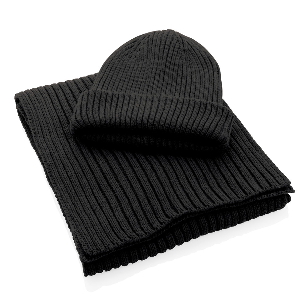 Impact AWARE™ Polylana® dubbel gebreide sjaal 180x25cm