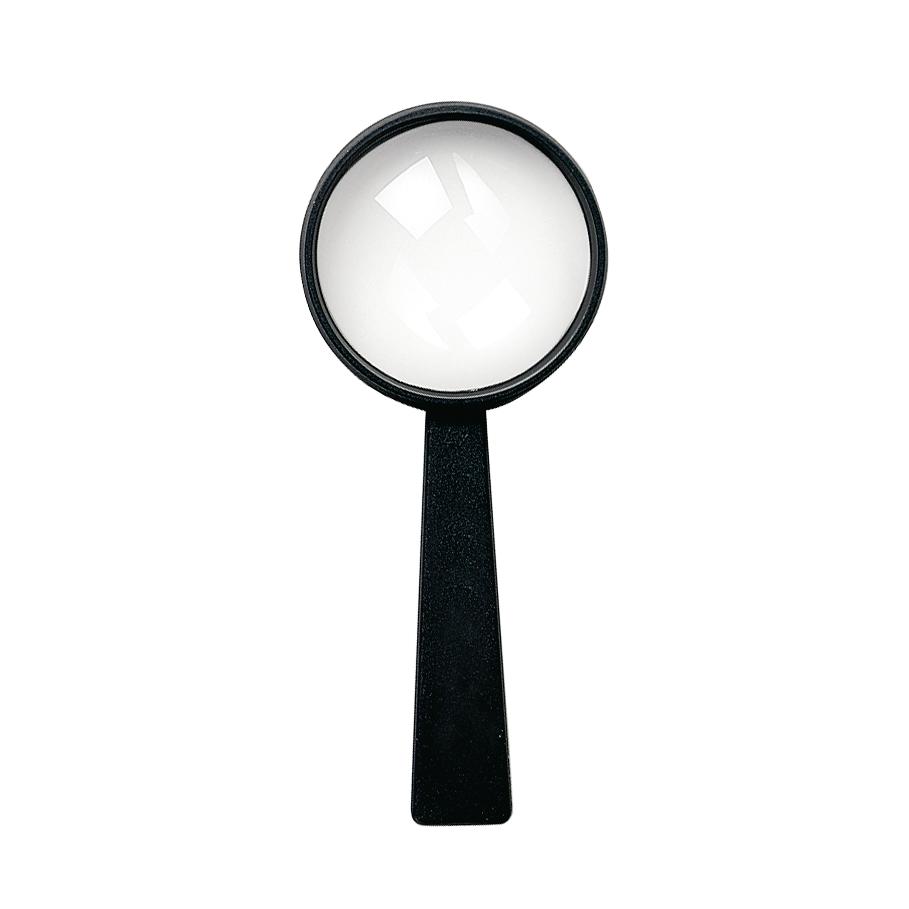 Vergrootglas met handvat "Handle 4 x" - Zwart