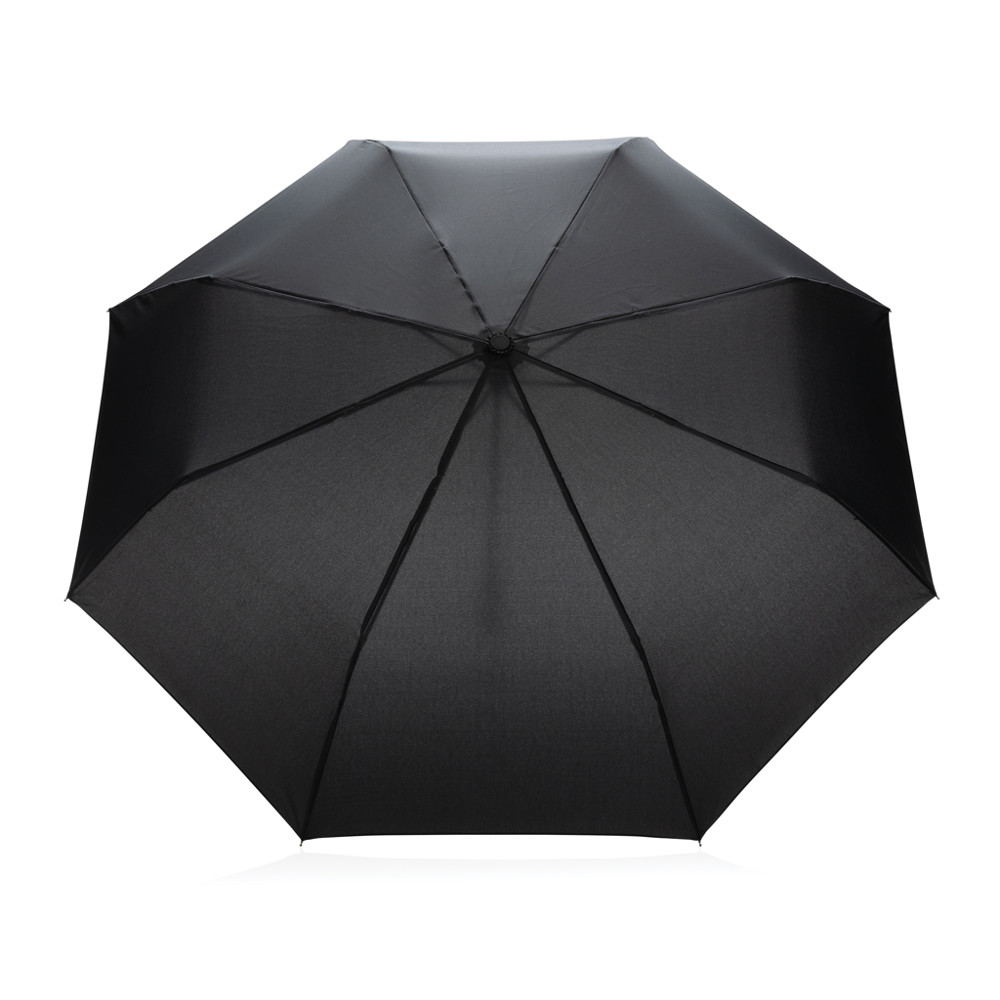 20.5" Impact AWARE™ RPET 190T pongee bamboe miniparaplu