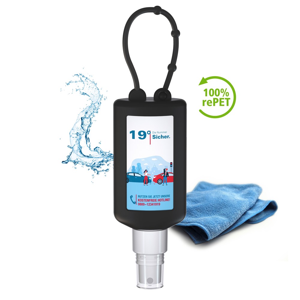 Car Cockpit Cleaner, 50 ml Bumper zwart, Body Label (R-PET)