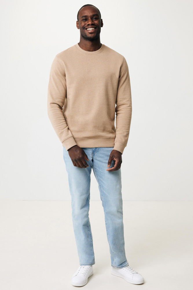 IQONIQ Denali gerecycled katoen sweater ongeverfd