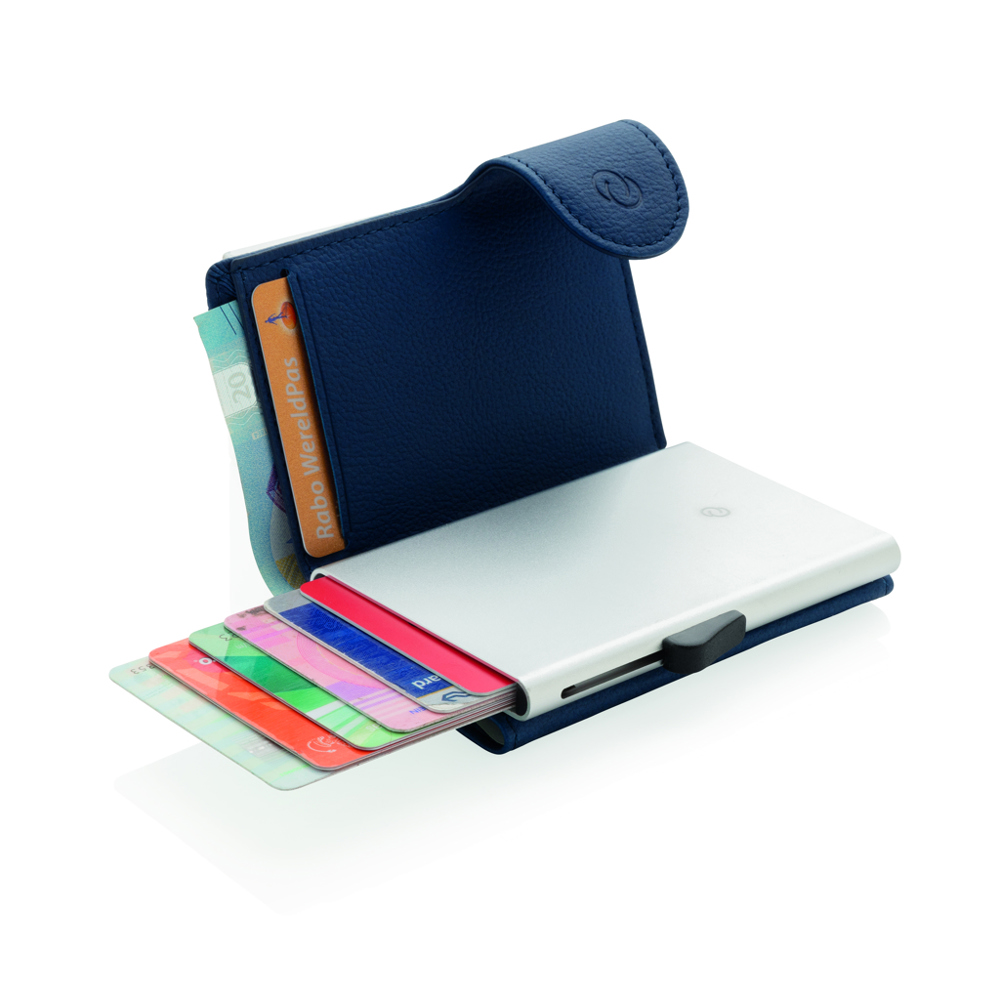 C-Secure aluminium RFID kaarthouder & portemonnee