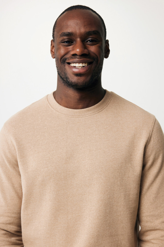 IQONIQ Denali gerecycled katoen sweater ongeverfd