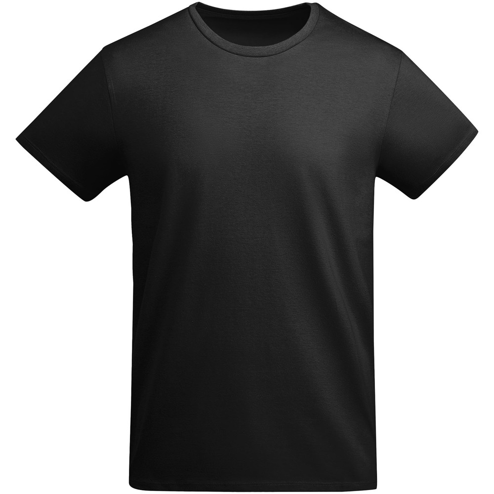 Breda 175 g/m² biologisch katoenen kindershirt met korte mouwen - Zwart