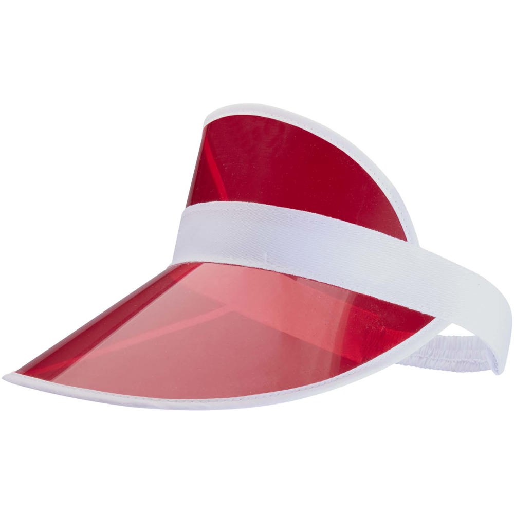 Bright pet met doorzichtig vizier - Rood
