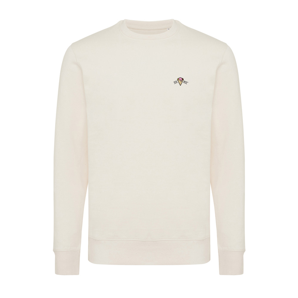 IQONIQ Etosha lichtgewicht gerecycled katoen sweater