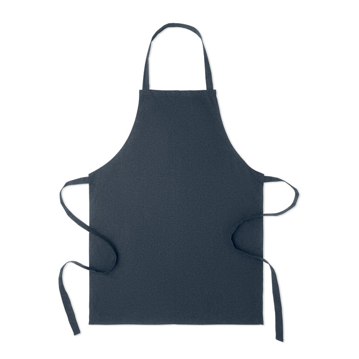 SOUS COLOUR - Schort van gerecycled katoen - marineblauw