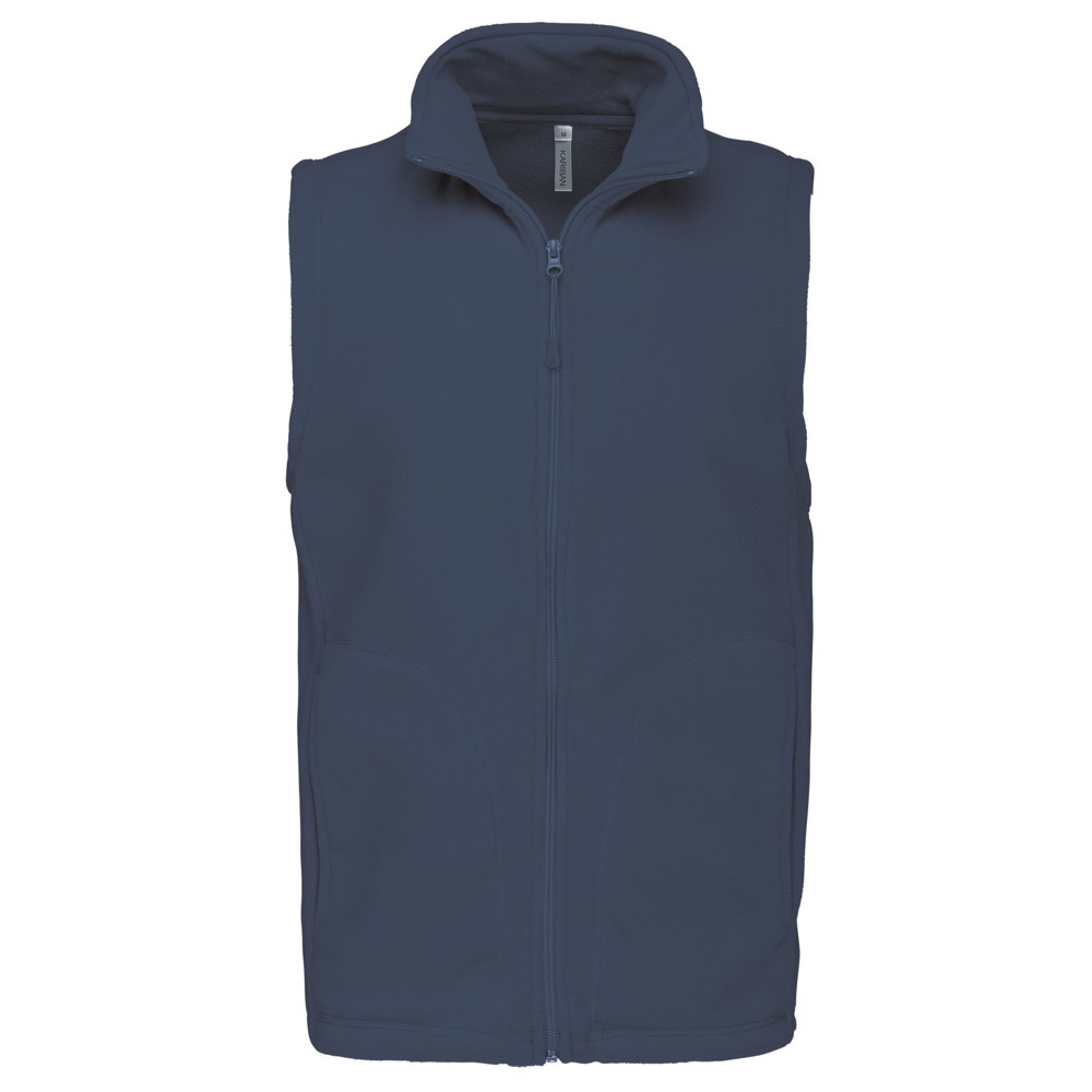 Bodywarmer van microfleece heren - Deep Blue