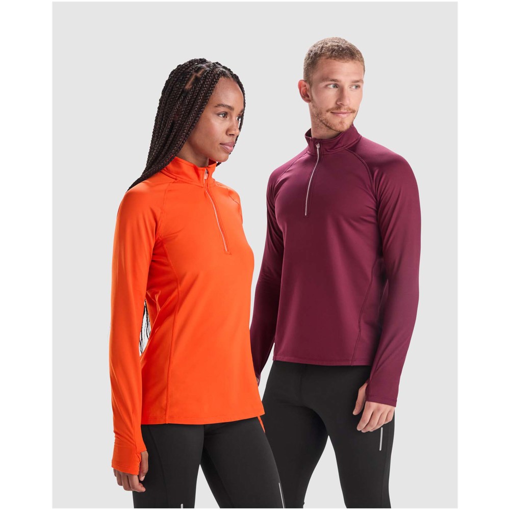 Estambul 200 g/m² herensweater met lange mouwen en halve rits