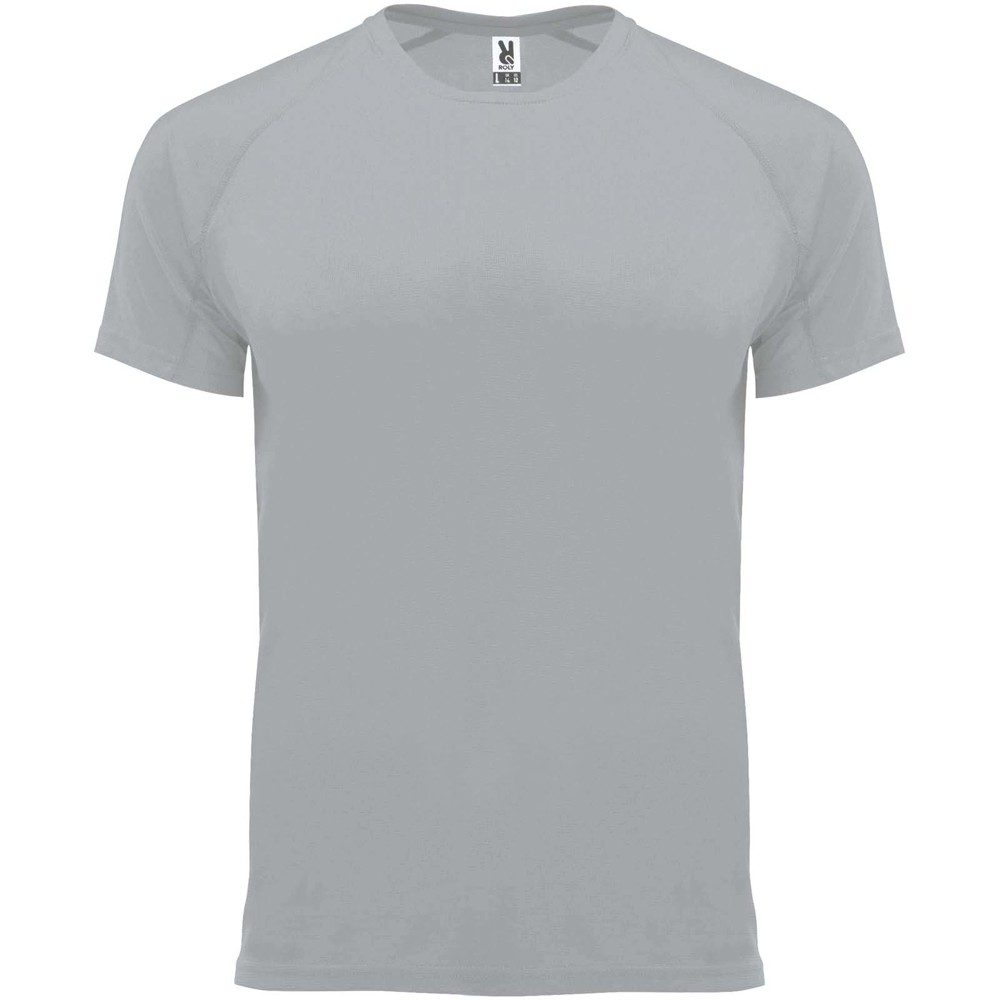 Bahrain 135 g/m² sportshirt met korte mouwen voor heren - grijs