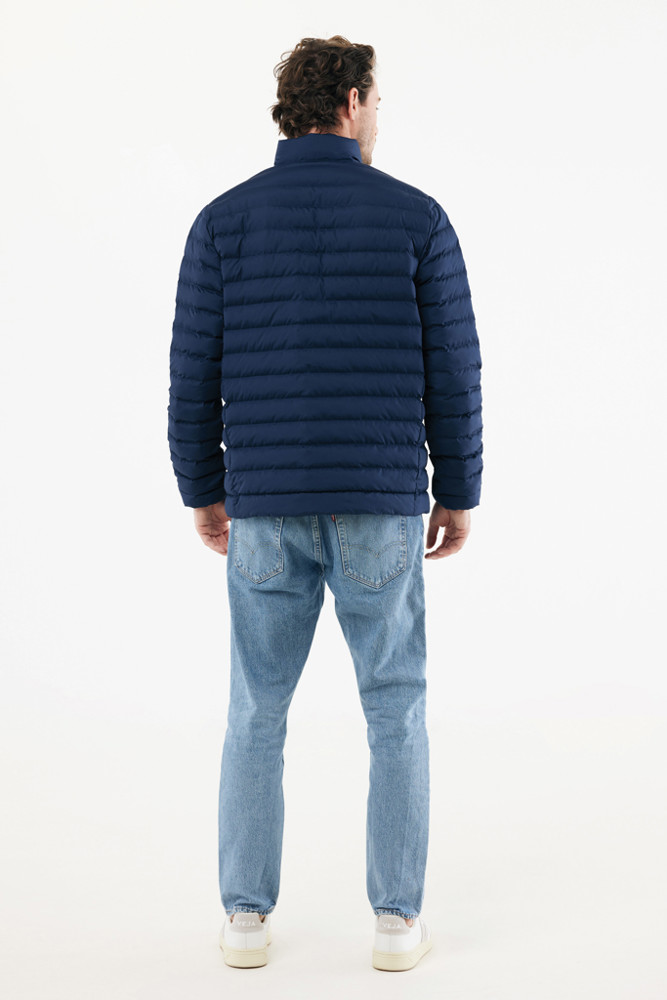 IQONIQ Maiko heren gerecycled polyester jas met voering