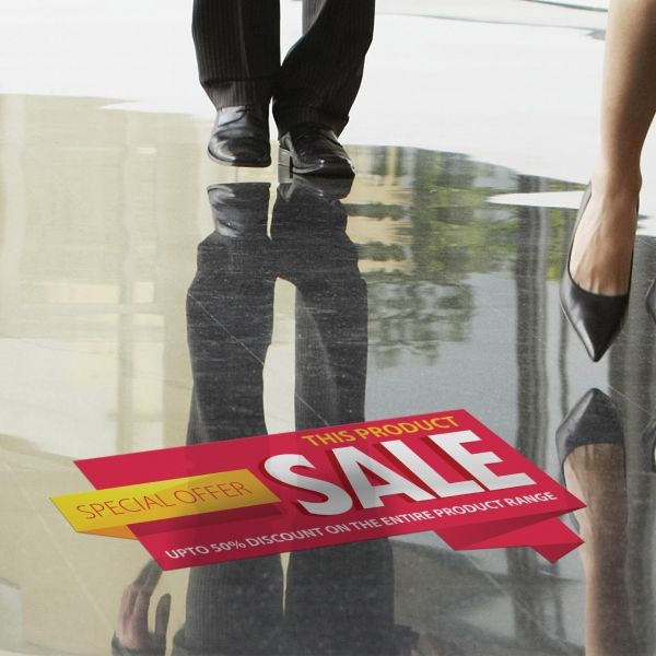Floor Sticker Long Term- 50-75 cm²