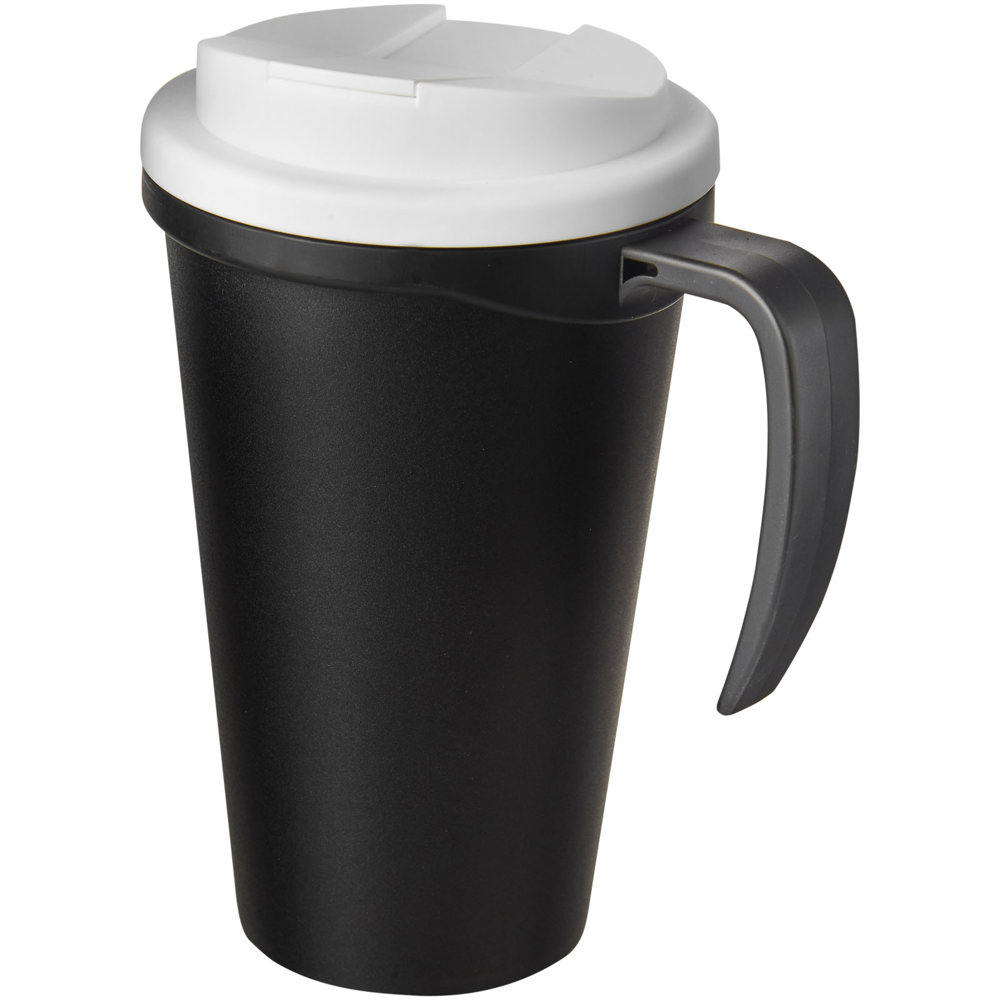 Americano® Grande 350 ml geïsoleerde beker - Zwart, Wit