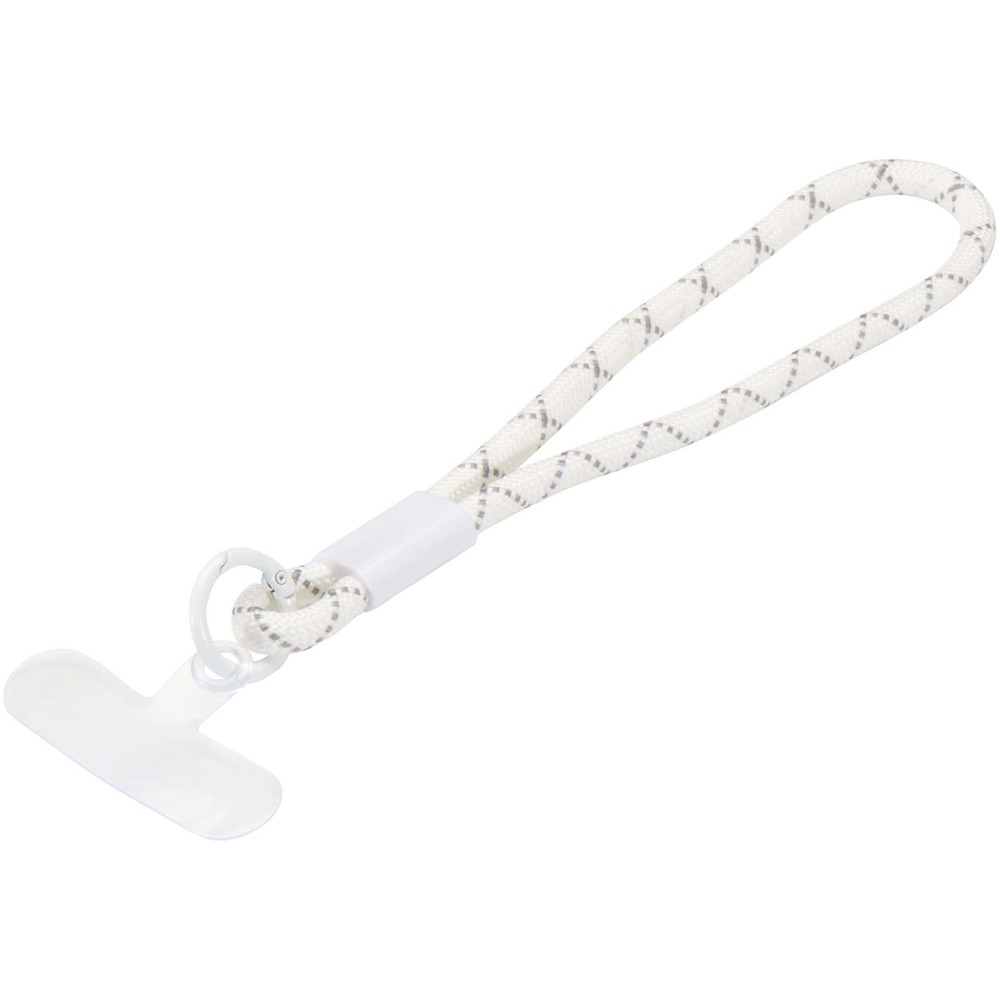 Arich gerecycleerde plastic smartphonepolsband - wit