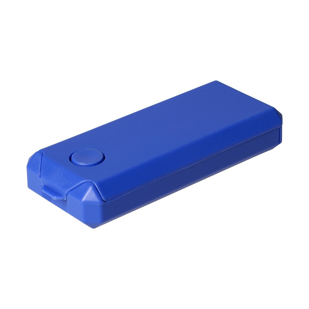 Pleistersdoosje "Stripe" - standaard blauw PP