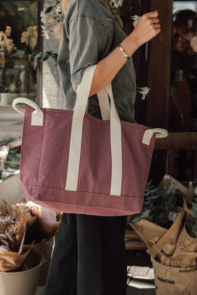BEAU AWARE™ strandtas van 400gsm gerecycled canvas