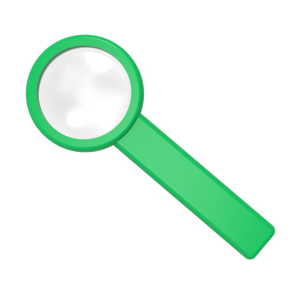 Staande loep "Handle 5 x" - standaard groen