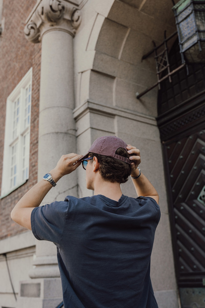 BEAU AWARE™ Washed 6 panel 270gsm cotton twill cap