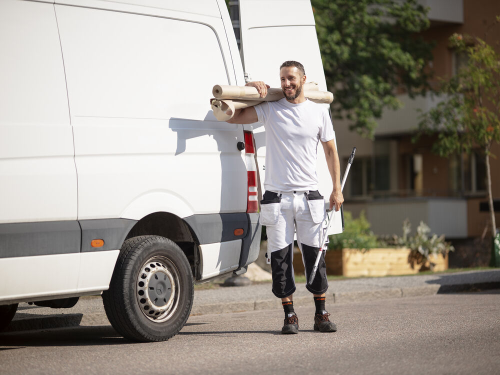 Jobman - 5264 T-shirt Zwart/Geel XXL
