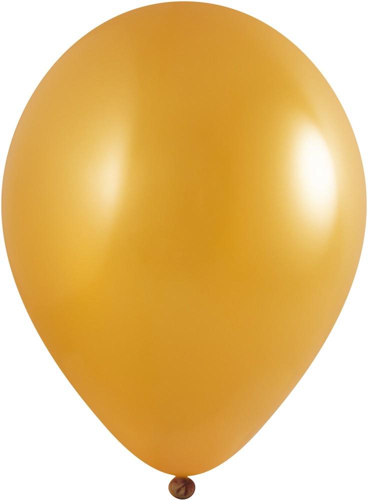 Ballonnen bedrukt High Quality Precision Print Ø 33 cm / omvang 85-95 cm / 11 inch - Goud Metallic (2415)