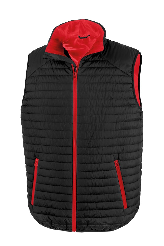 Bodywarmer Thermoquilt - black/red