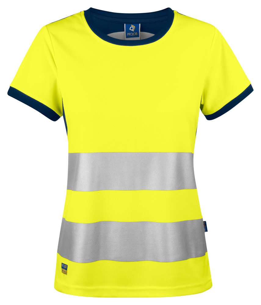 6012 SIGNALISATIET-SHIRT EN ISO 20471 KLASSE 2 DAMES