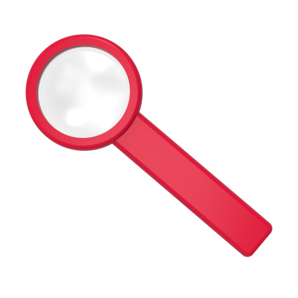 Staande loep "Handle 5 x" - standaard rood