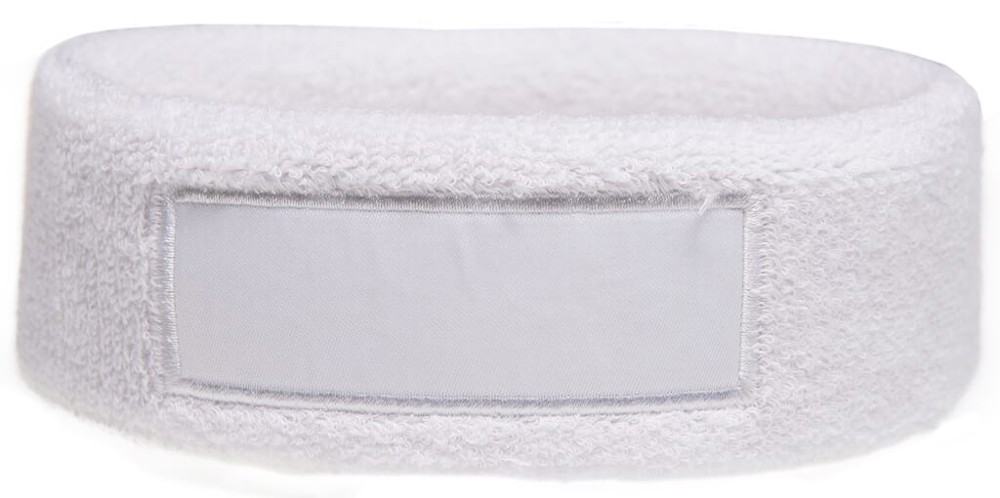 Nilton's Hoofdband met label - Wit (WHITE) / Wit