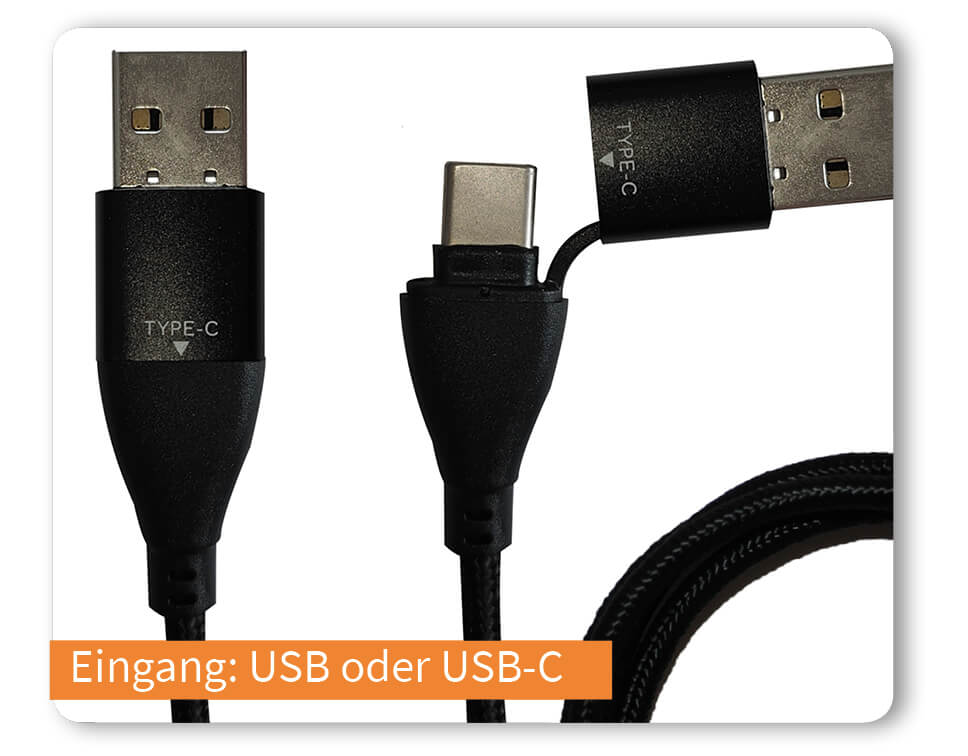3-in-1 kabel "Magnetic Data Highspeed" zwart