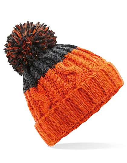 Apres Beanie - orange/graphite grey