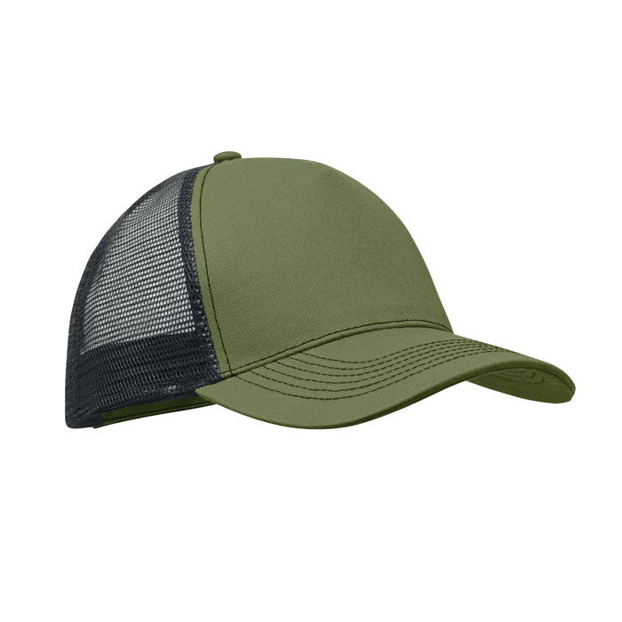 BLIST - 5 panelen trucker cap - Legergroen