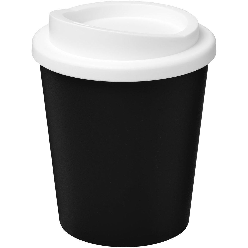 Americano® espresso 250 ml geïsoleerde beker - Zwart, Wit