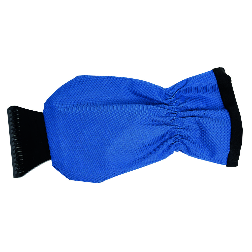 DE-ICING Scraper - DE-ICING Scraper, IJskrabber met handschoen - Blauw