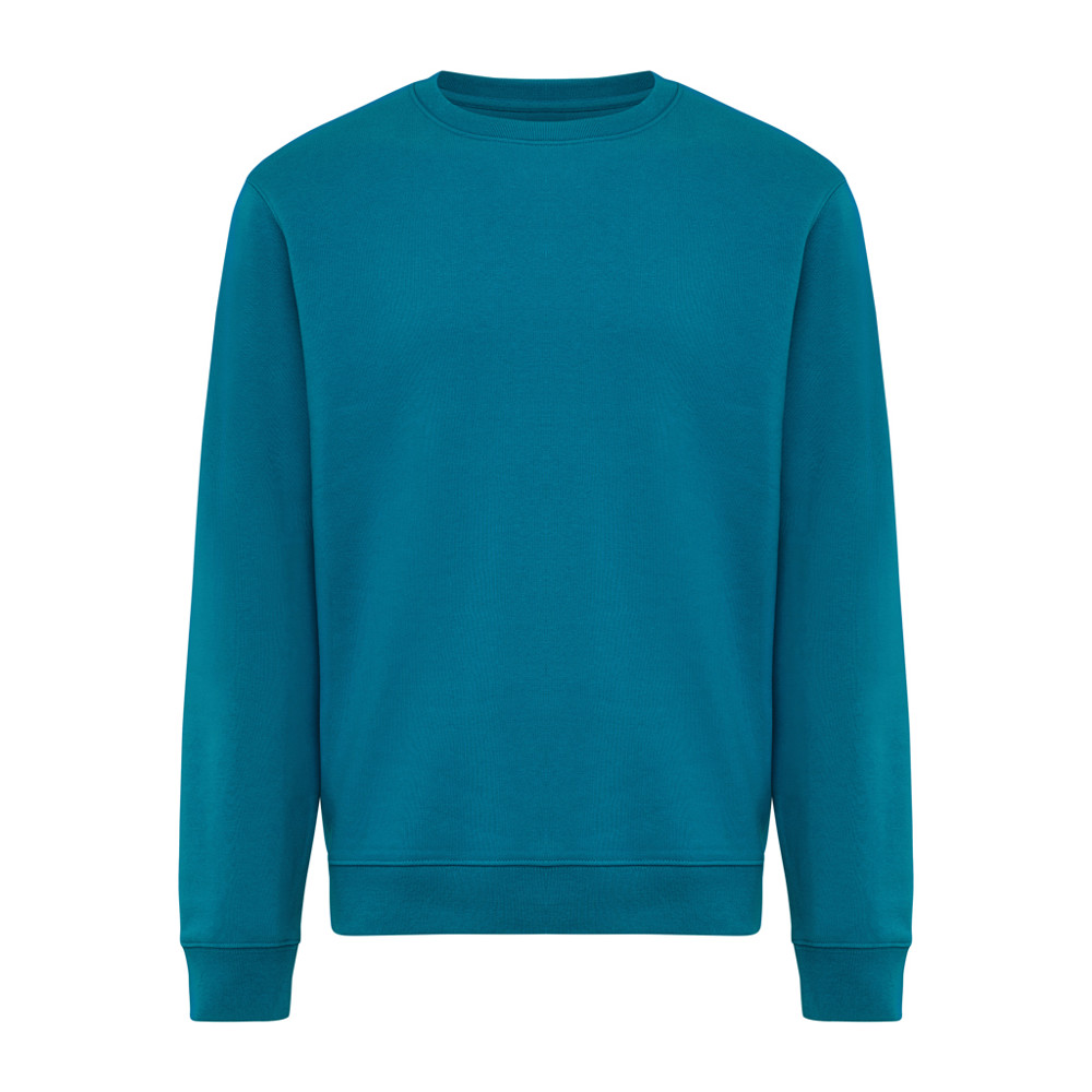IQONIQ Torla crew neck van gerecycled katoen - dark teal (± PMS 19-4535 TCX)