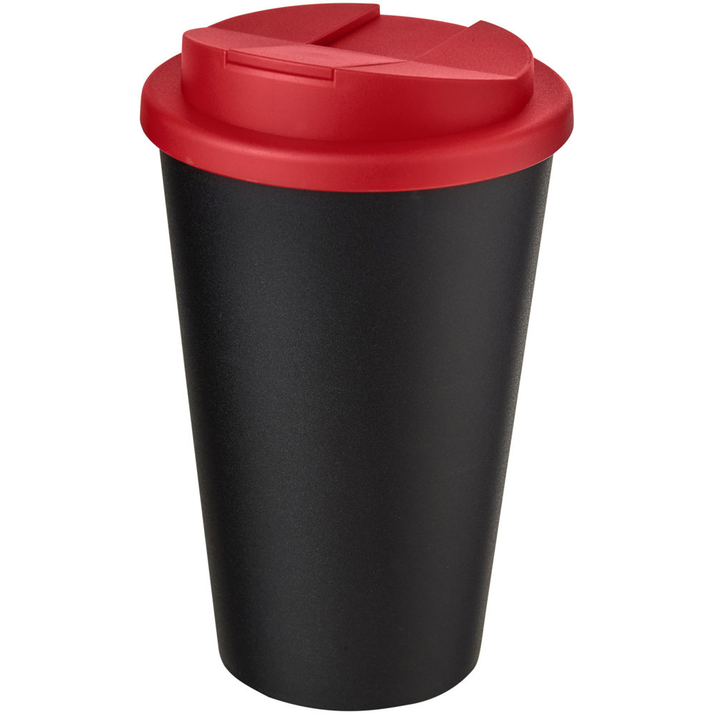 Americano® 350 ml geïsoleerde beker - Zwart, Rood