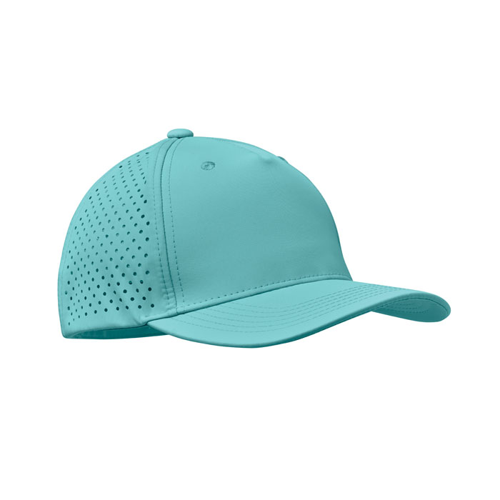 CAPO - 5 panelen baseballpet 130gr/m² - Turquoise