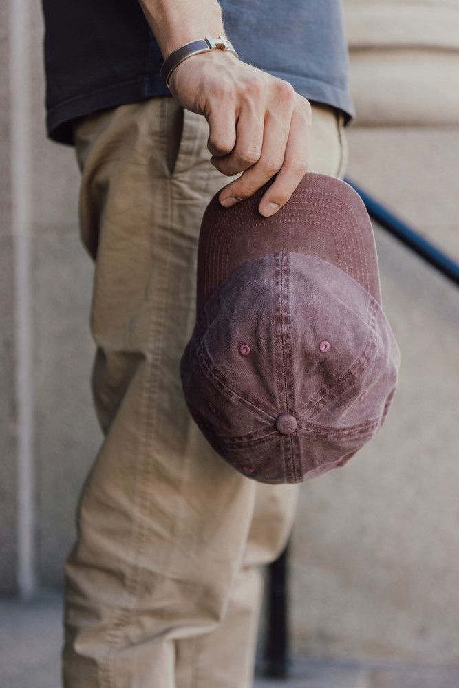 BEAU AWARE™ Washed 6 panel 270gsm cotton twill cap