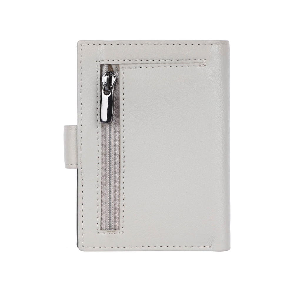 Card Wallet Leather MagSafe Luxe Off White
