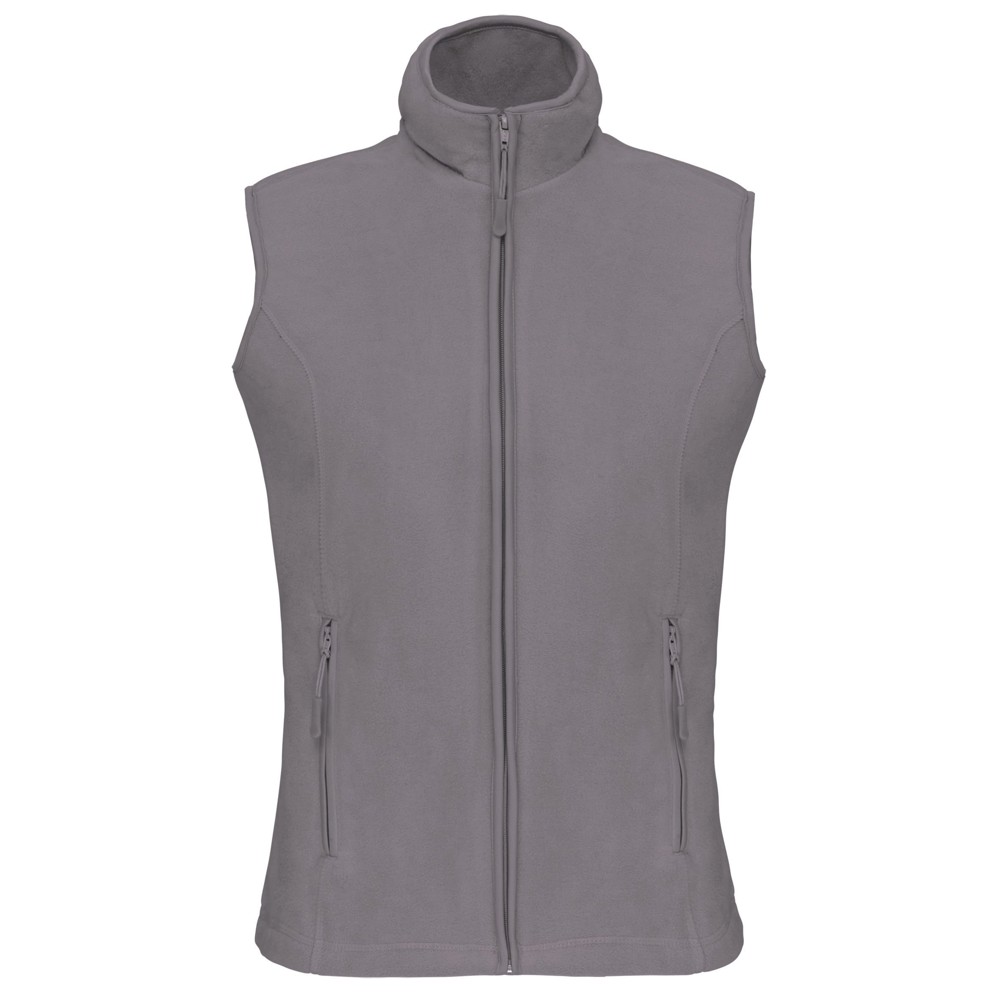 Bodywarmer van microfleece dames - Convoy Grey