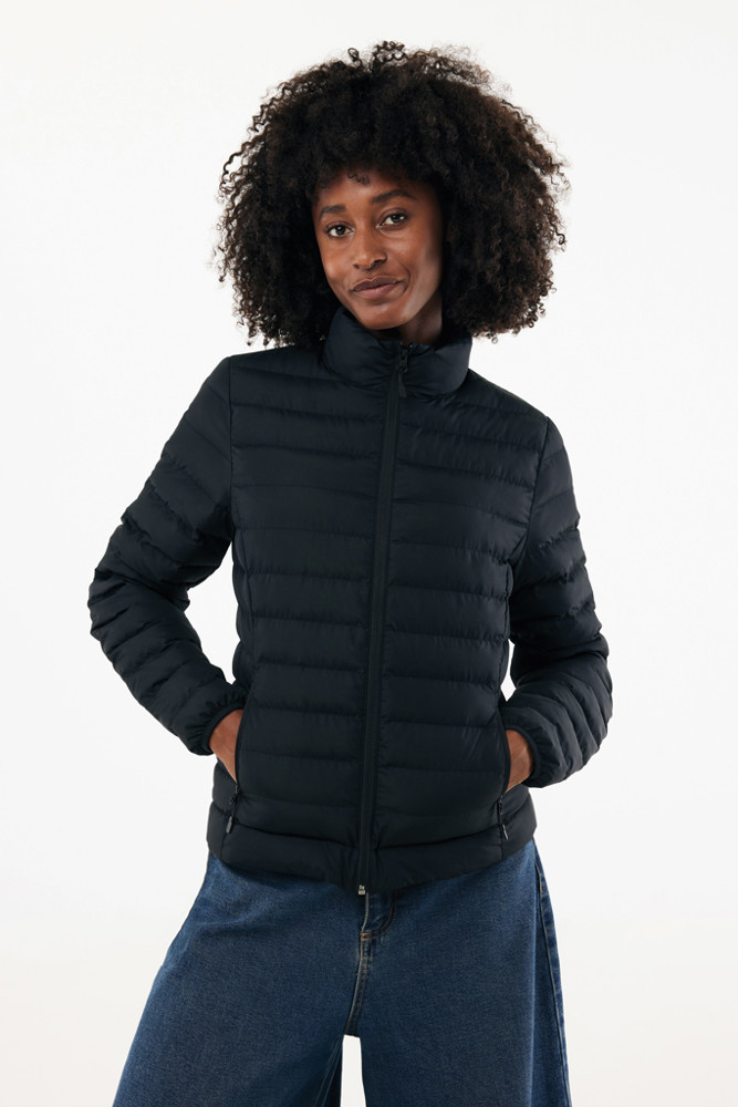 IQONIQ Maiko dames gerecycled polyester jas met voering