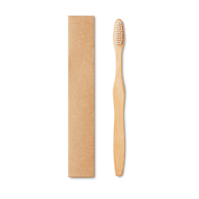 DENTOBRUSH - Bamboe tandenborstel - wit